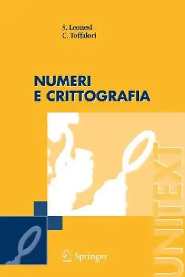 Cover of Numeri E Crittografia