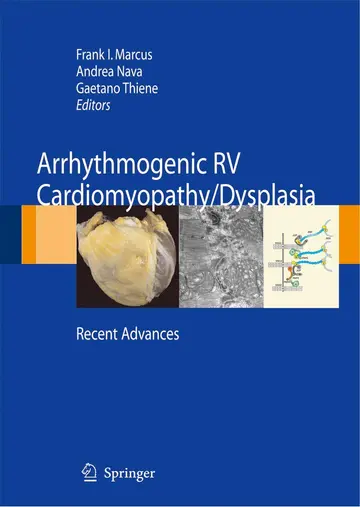 Cover of Arrhythmogenic Rv Cardiomyopathy Dysplasia Recent Advances
