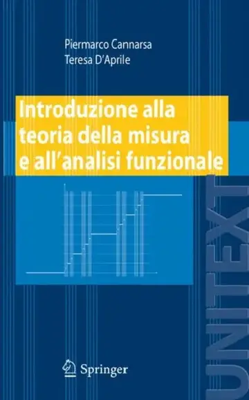 Cover of Introduzione Alla Teoria Della Misura E All'analisi Funzionale