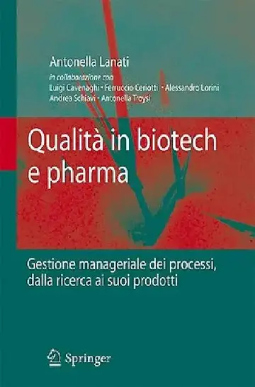Cover of Qualità in Biotech E Pharma