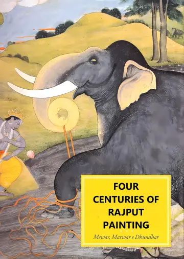 Cover of Four Centuries of Rajput Painting Mewar Marwar and Dhundhar Indian Miniatures from the Collection of Isabella and Vicky Ducrot