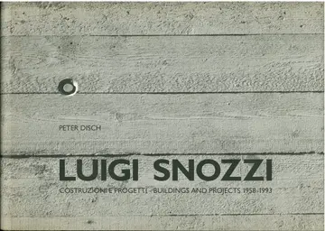 Cover of Luigi Snozzi