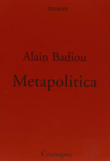 Cover of Metapolitica