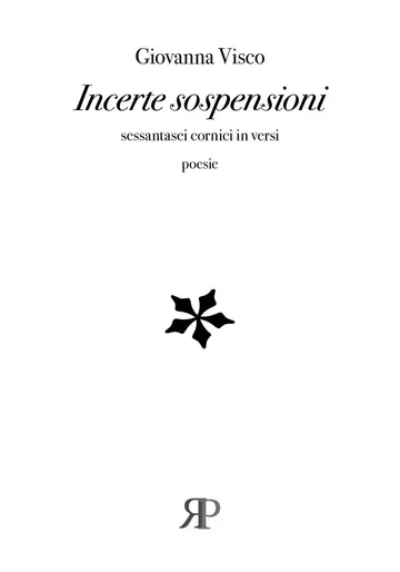 Cover of Incerte sospensioni. Sessantasei cornici in versi