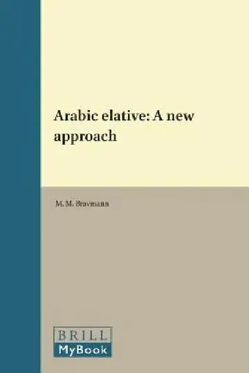 Cover of Arabic Elative