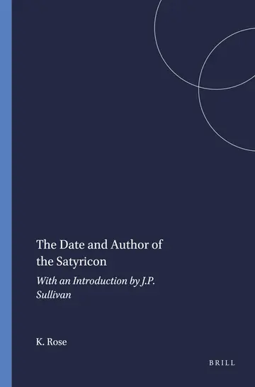 Cover of The Date and Author of the Satyricon