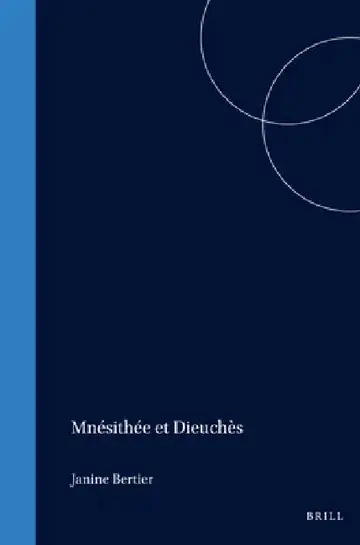 Cover of Mnésithée et Dieuchès