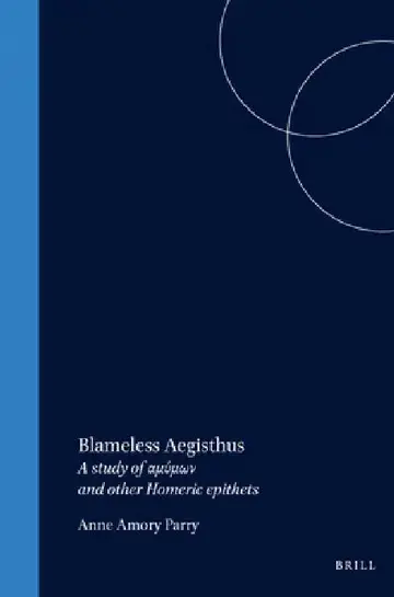 Cover of Blameless Aegisthus
