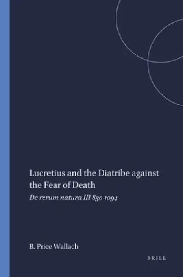Cover of Lucretius and the Diatribe against the Fear of Death