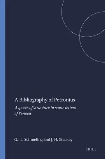 Cover of A Bibliography of Petronius