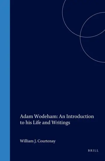 Cover of Adam Wodeham