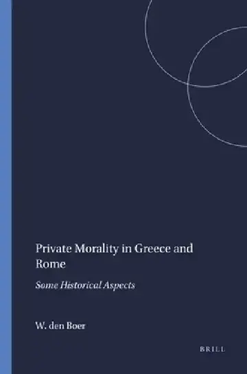 Cover of Private Morality in Greece and Rome