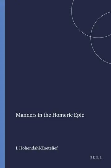 Cover of Manners in the Homeric Epic