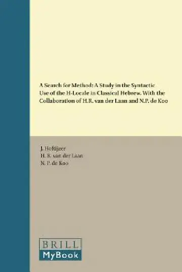 Cover of A Search for Method
