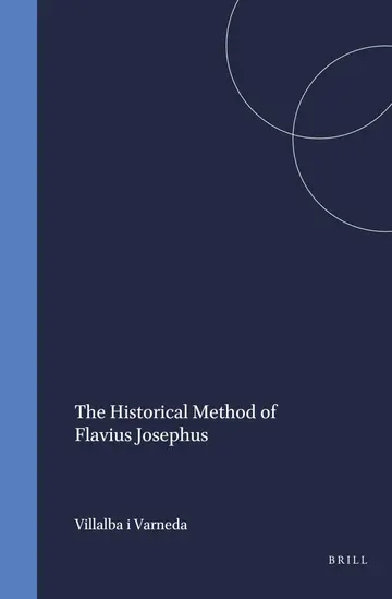 Cover of The Historical Method of Flavius Josephus