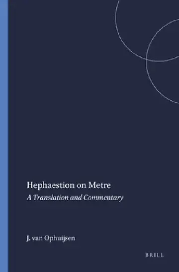 Cover of Hephaestion on Metre
