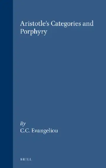 Cover of Aristotle's Categories and Porphyry