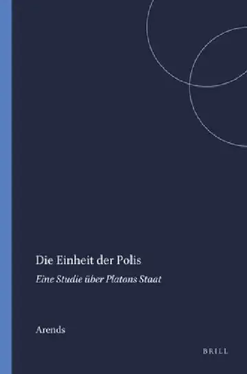 Cover of Die Einheit der Polis