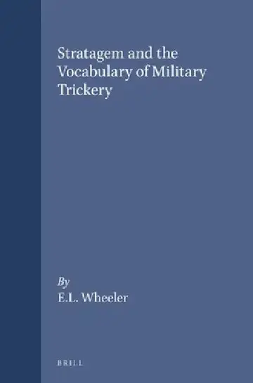 Cover of Stratagem and the Vocabulary of Military Trickery