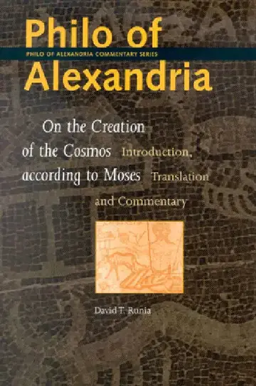 Cover of Philo of Alexandria, on the Creation of the Cosmos According to Moses