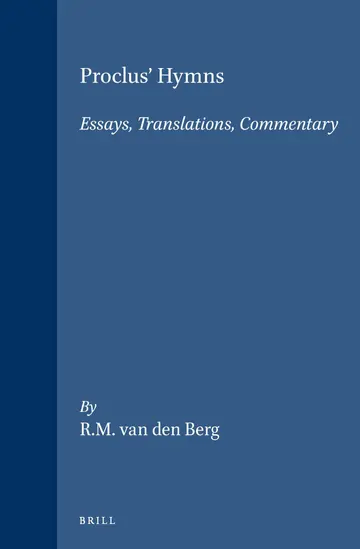 Cover of Proclus' Hymns