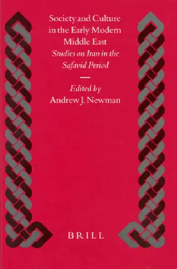 Cover of Society and Culture in the Early Modern Middle East