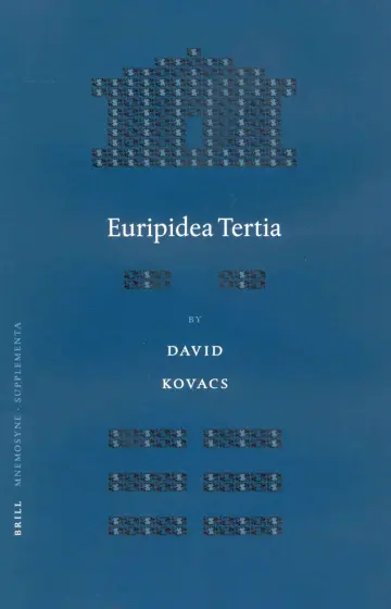Cover of Euripidea Tertia