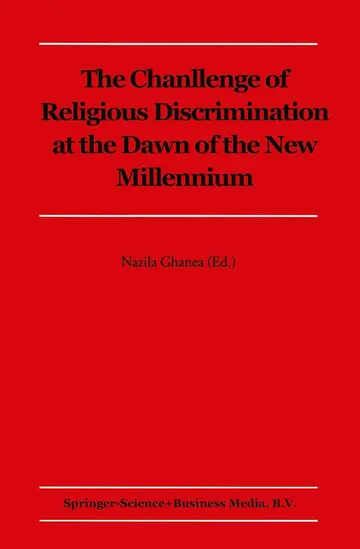 Cover of The Challenge of Religious Discrimination at the Dawn of the New Millennium