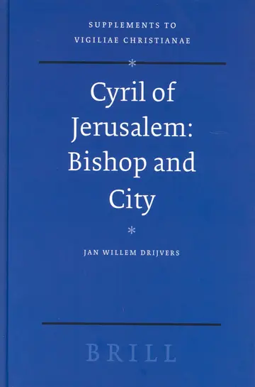 Cover of Cyril of Jerusalem