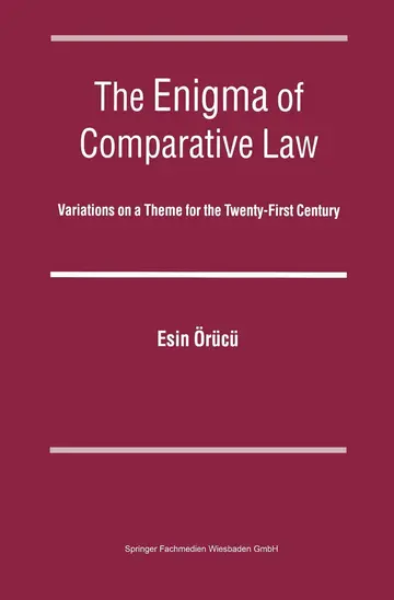 Cover of The Enigma of Comparative Law