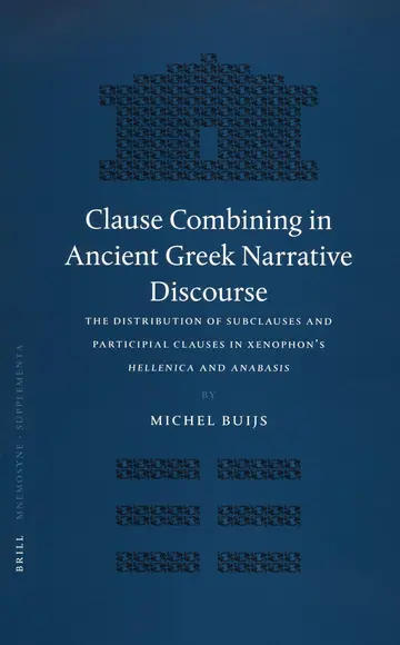Cover of Clause Combining in Ancient Greek Narrative Discourse