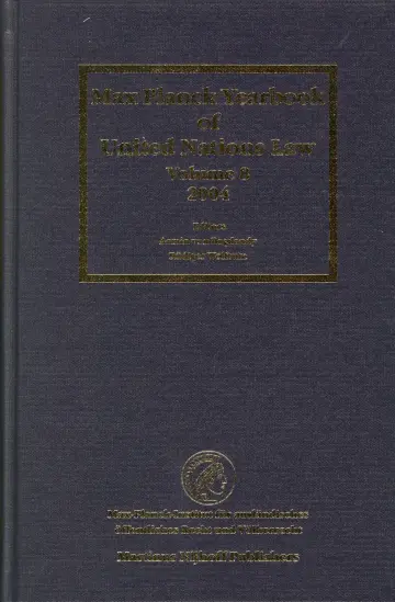Cover of Max Planck Yearbook of United Nations Law 2004
