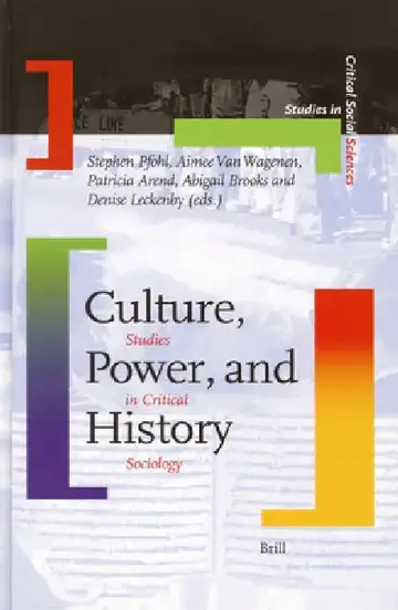 Cover of Culture, Power, and History