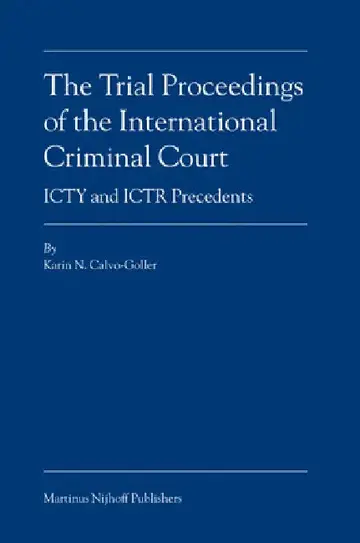 Cover of The Trial Proceedings of the International Criminal Court