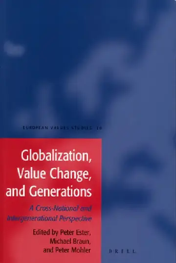Cover of Globalization, Value Change and Generations