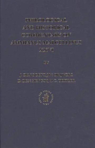 Cover of Philological and Historical Commentary on Ammianus Marcellinus XXVI