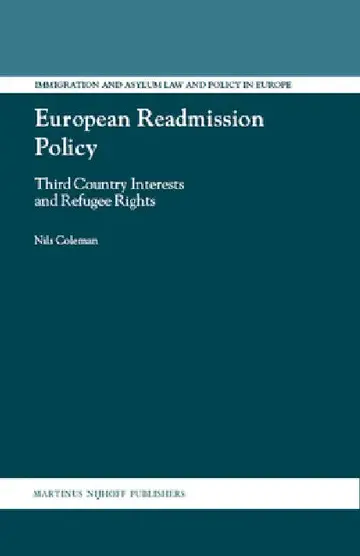 Cover of European Readmission Policy