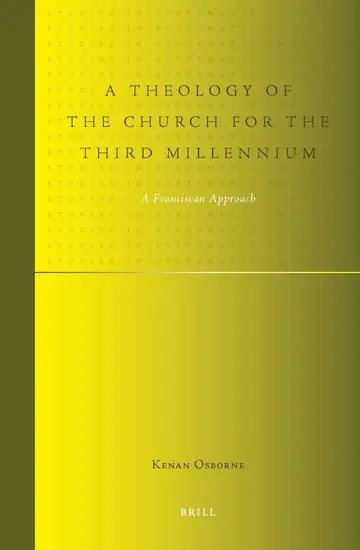 Cover of A Theology of the Church for the Third Millennium