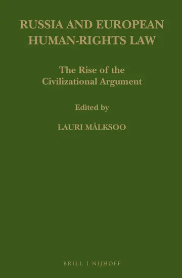 Cover of Russia and European Human-Rights Law