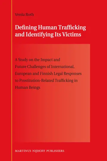 Cover of Defining Human Trafficking and Identifying Its Victims