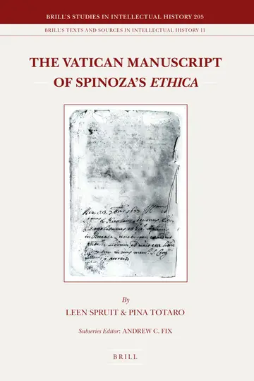 Cover of The Vatican Manuscript of Spinoza's Ethica