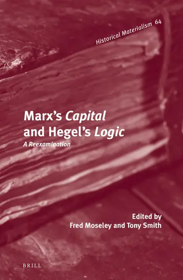 Cover of Marx's Capital and Hegel's Logic