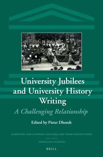 Cover of University Jubilees and University History Writing