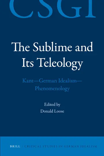 Cover of The Sublime and Its Teleology