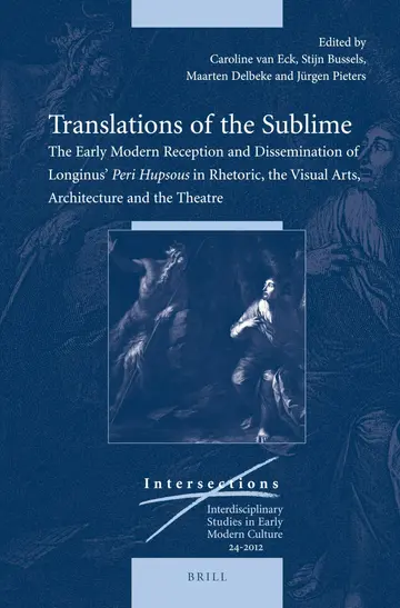 Cover of Translations of the Sublime