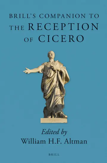 Cover of Brill's Companion to the Reception of Cicero