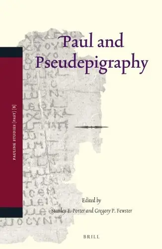 Cover of Paul and Pseudepigraphy