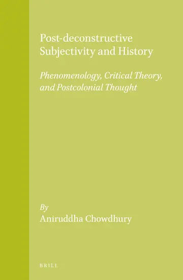 Cover of Post-Deconstructive Subjectivity and History