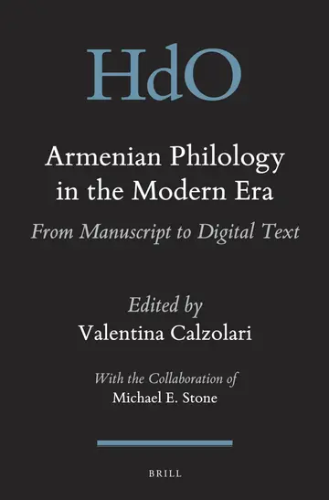 Cover of Armenian Philology in the Modern Era