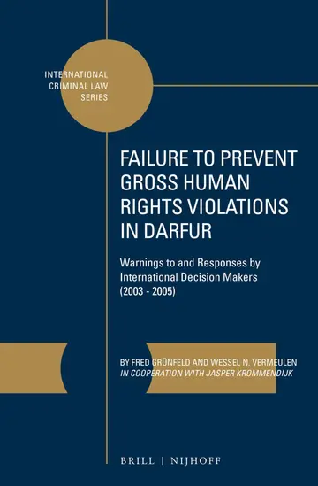 Cover of Failure to Prevent Gross Human Rights Violations in Darfur
